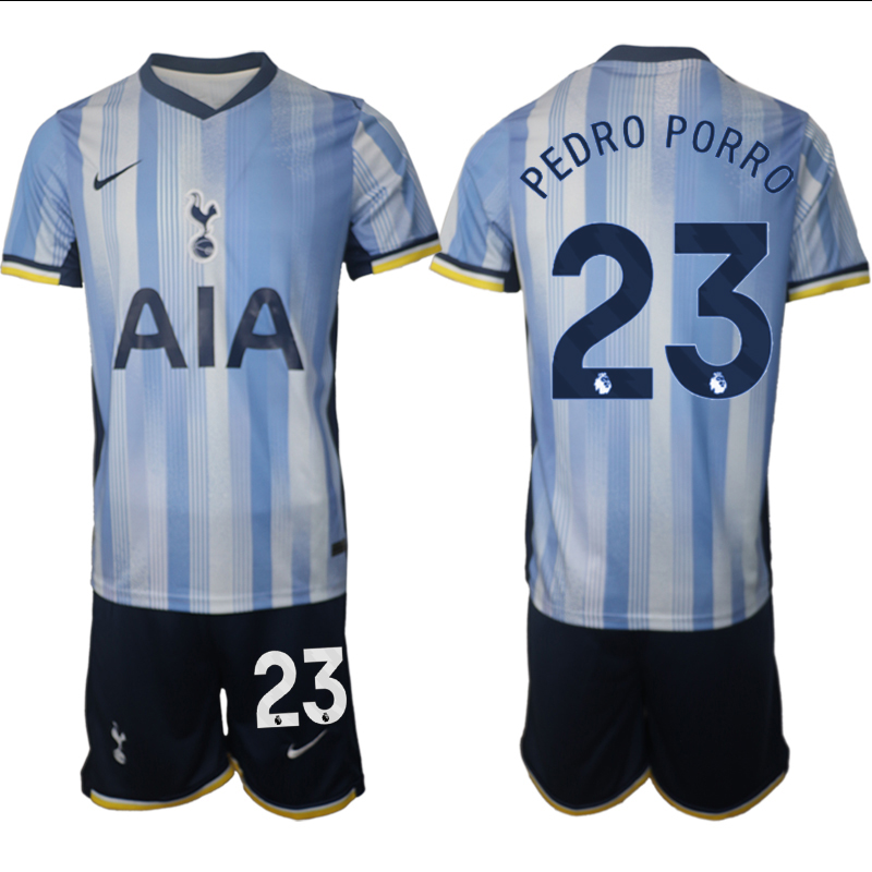 Men 2024-2025 Club Tottenham away Blue #23 Soccer Jersey->tottenham jersey->Soccer Club Jersey